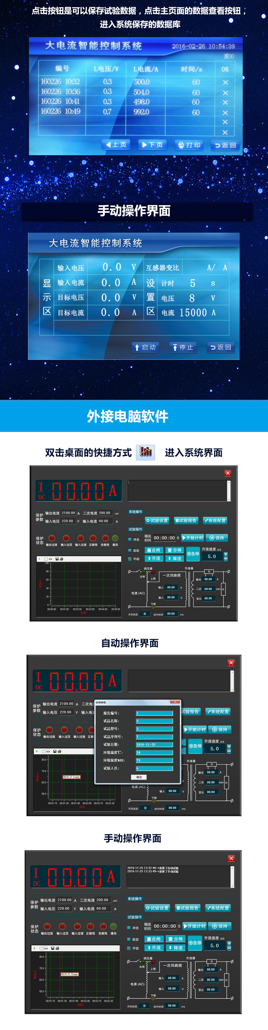 全自動直流大電流發生器